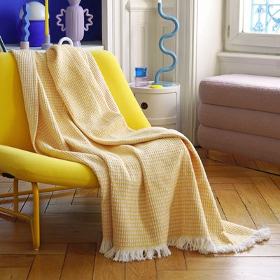 Plaid Isla Jaune/ecru DODO