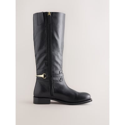 Bottes d’équitation en cuir à détail mors NEXT