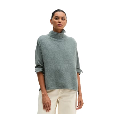 Pull sans manches, coupe classique en un mélange douillet de laine et de laine d'alpaga MARC O'POLO