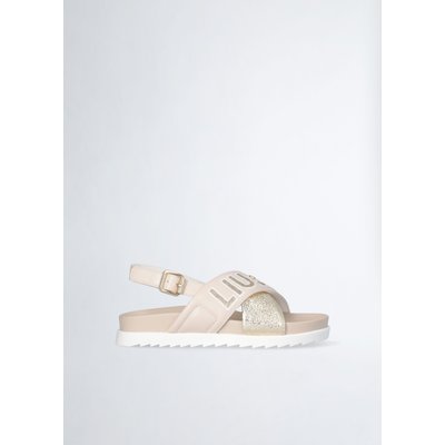 Sandales avec maxi logo petite fille LIU JO
