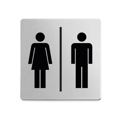 Sinal informativo "mulher/homem" Indici, ZACK ZACK