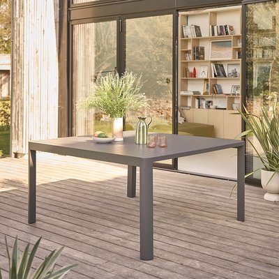 Table carrée extensible en aluminium  LAGON BERAH GETAH