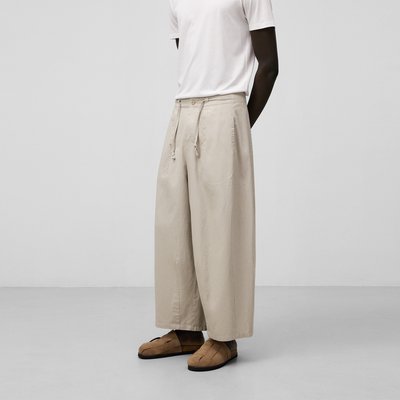 Pantalon carotte en coton ADOLFO DOMINGUEZ