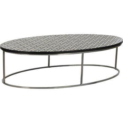Table basse artisanale motif os   style contemporain RECOLLECTION
