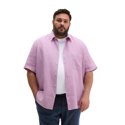 Chemise à manches courtes regular en pur lin MARC O'POLO