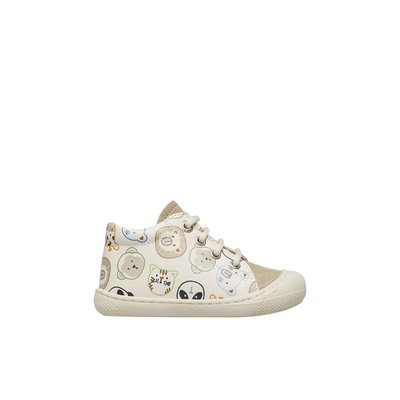 Chaussures premiers pas en cuir avec imprimé animaux COCOON NATURINO