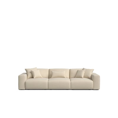 Canapé beige 333x102 cm - ENZO HANNUN