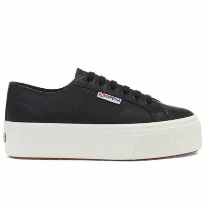 Baskets compensées en cuir 2790 , NAPA SUPERGA