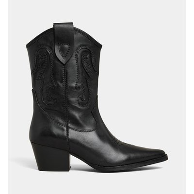 Bottines Western Venus En Cuir GALERIES LAFAYETTE
