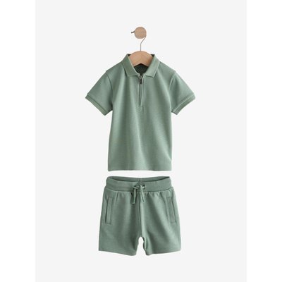 Short et polo à col zippé manches courtes NEXT