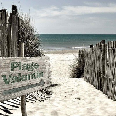 Tableau Sur Toile Plage Valentin Batz-sur-mer PLAGE CEANOTHE