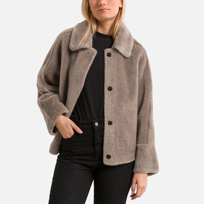 Giubbotto reversibile corto in bouclé HELEN OAKWOOD