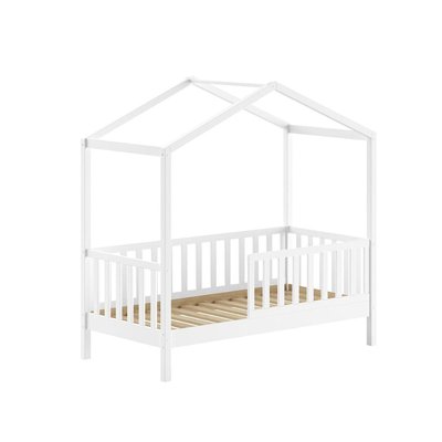 Lit cabane Dallas 70x140 blanc VIPACK