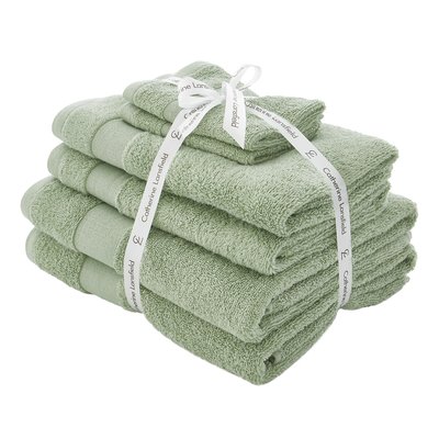 Anti-Bacterial Cotton 6 Piece Towel Bale CATHERINE LANSFIELD