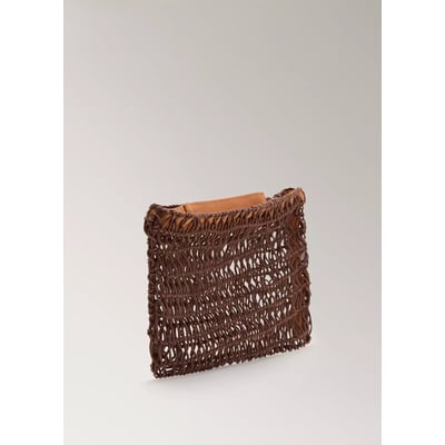 Trousse de toilette résille coton MANGO