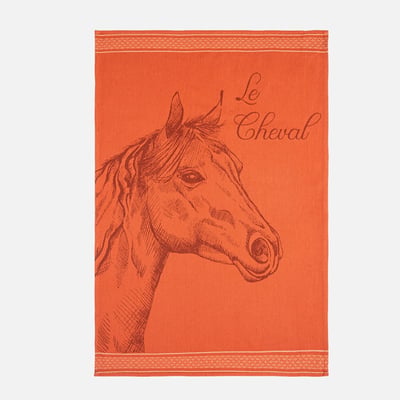Torchon jacquard en coton ETALON COUCKE