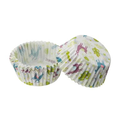 Lot de 50 moules à muffins en papier motif lama et cactus ZENKER