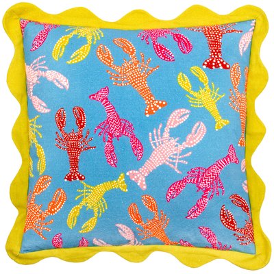 Crustaceans Animal Scalloped Cushion FURN.