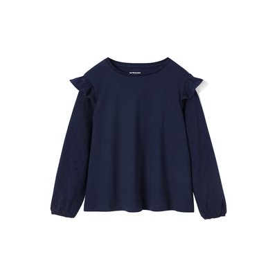 Tee-shirt volanté BASICS VERTBAUDET