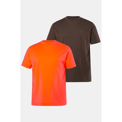 Lot de 2 T-shirts, col rond, collection Basic JP1880
