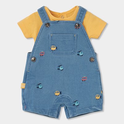 Ensemble bébé avec body et salopette BOBOLI