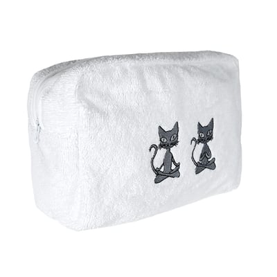 Trousse de toilette brodée YOGI SENSEI MAISON