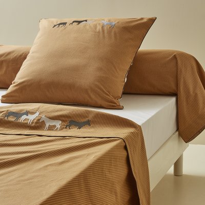 Drap brodé RDV AU PRE SYLVIE THIRIEZ