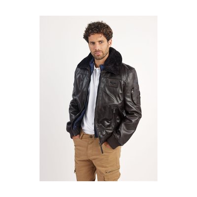 Cuir Col rabattu zippé RAFAL YCON REDSKINS