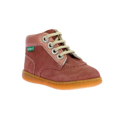 Bottines cuir à lacets et zip Kickiconic KICKERS