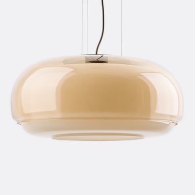 Suspension en verre coloré Ø45 cm, Kinoko LA REDOUTE INTERIEURS