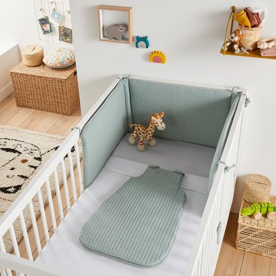 Tour de lit coton effet nid d'abeille, Tifly LA REDOUTE INTERIEURS