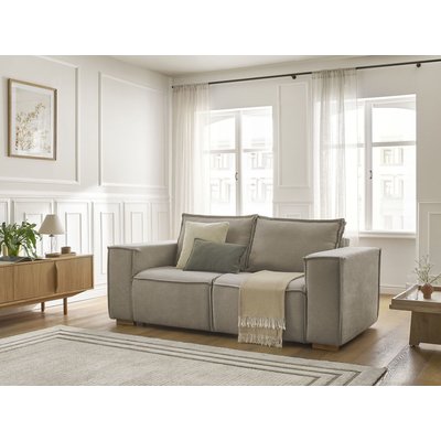 Canapé lit 3 places en tissu texturé couchage 140x200 cm, CHELSEA BOBOCHIC