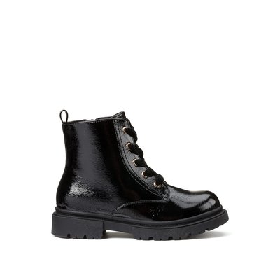 Boots in Lackoptik, Reissverschluss und Schnürung LA REDOUTE COLLECTIONS