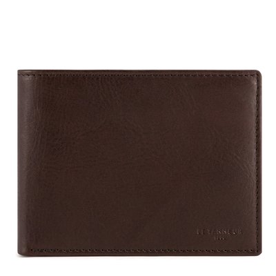 Portefeuille horizontal à rabat 2 volets en cuir huilé GARY LE TANNEUR