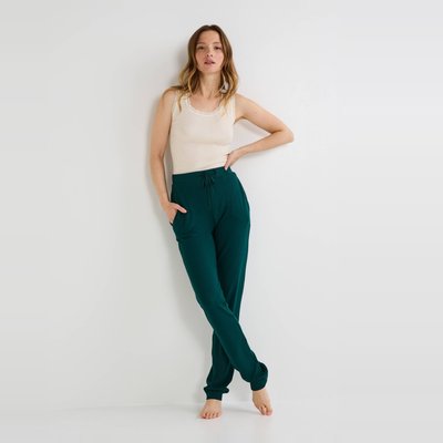 Pantalon droit tout doux, certifié EcoVero MONOPRIX