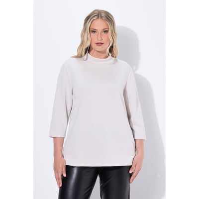 Sweat-shirt à col montant et manches 3/4 ULLA POPKEN