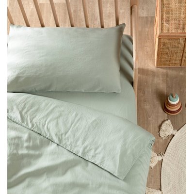 Housse de Couette bébé SATIN DE COTON BIO LAVÉ KADOLIS