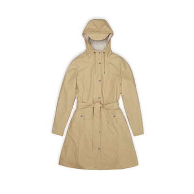 Curve W Windbreaker with Tie Fastening and Zip RAINS