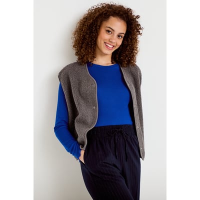 Gilet  sans manches effet polaire CACHE CACHE
