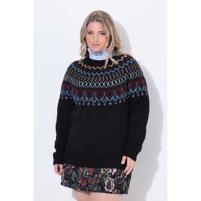 Pull norvégien à col rond et manches longues ULLA POPKEN