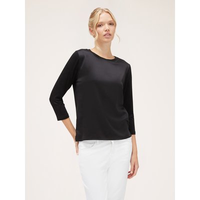 T-shirt basic bimatre en 97% viscose et 3% élasthanne. Deuxième tissu : 100% polyester. MOTIVI