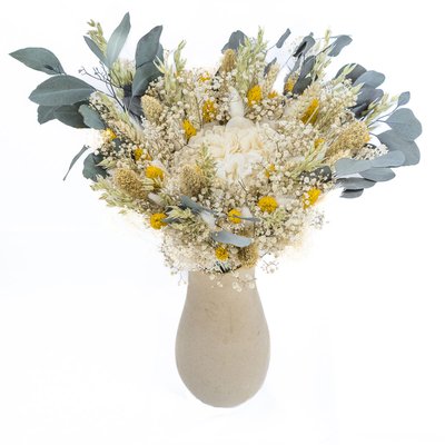 Bouquet de fleurs séchées M GEORGETTE RECONCILIATION VEGETALE