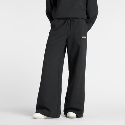 Reimagined Fleece Wide Leg Pant Pantalon Jogging en molleton col montant. NEW BALANCE