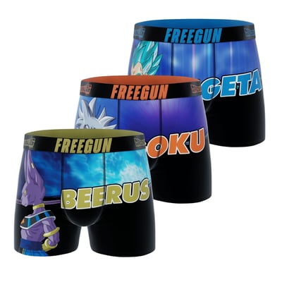 Lot De 3 Boxers Dragon Ball Super FREEGUN