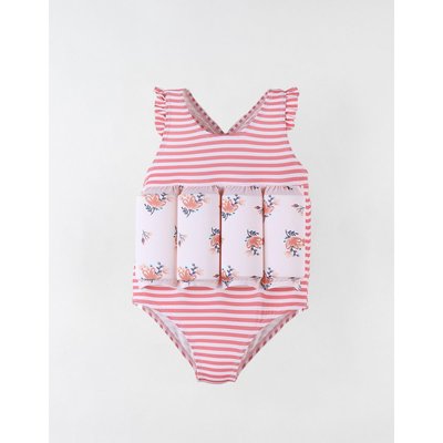 Maillot bouée rayé à imprimés fleuris, clair NOUKIE'S
