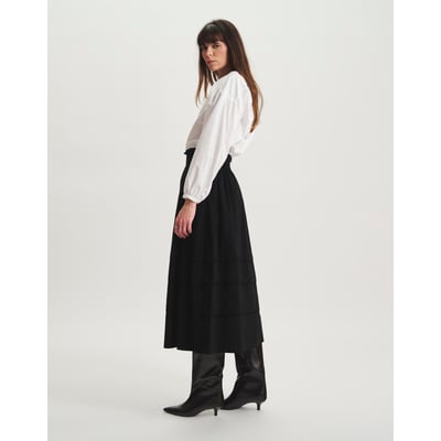 Jupe longue Héloïse en coton INES DE LA FRESSANGE PARIS