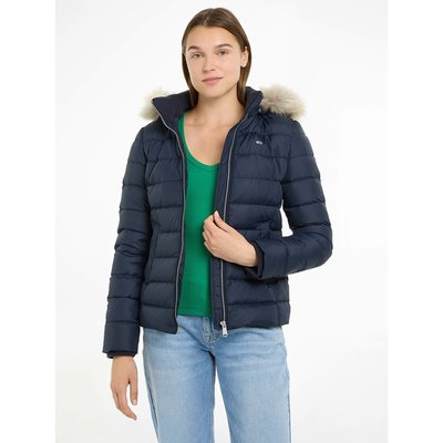 Doudoune courte zippée à capuche TOMMY JEANS