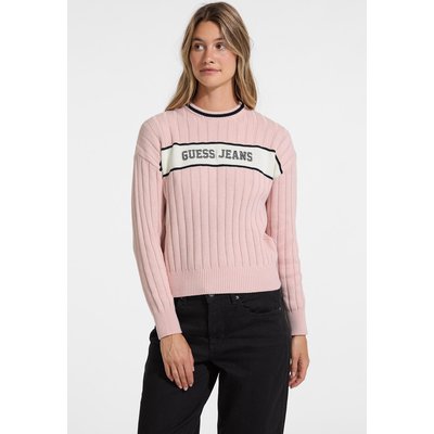 Pull Côtelé Col Rond GUESS JEANS