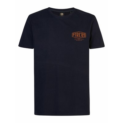 Cotton Crew Neck T-Shirt with Short Sleeves PETROL INDUSTRIES