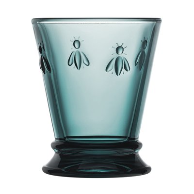 Lot 6 verres à eau bleu nuit, ABEILLE LA ROCHERE